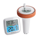 Miniatyrbillede 1 af 5: Vandafvisende Swimmingpool Temperaturmåler 3 Kanaler Trådløs Forbindelse LCD Digital Termometer Termometer Sæt-Perfekt China