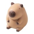 Miniatyrbillede 8 af 8: Tegnefilm Dejlig Capybara Kawaii Soft Adhesive TPR Slow Rebound T- Perfet A