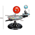 Miniatyrbillede 3 af 4: Solcellesystem Model DIY Globe Jord Sol Måne Orbit Planetarium Uddannelsesmæssigt Legetøj - Perfekt