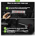 Miniatyrbillede 3 af 6: Bluetooth Car FM Transmitter Modulator MP3 USB Guld - Perfet gold one size