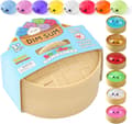 Dumplingformad långsamt återfjädrande squishy-leksak blindlåda, 14 färger (slumpmässigt utvalda), bedårande långsamt återfjädrande dumpling squishy-leksaker
