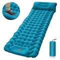 Miniatyrbillede 1 af 2: Camping liggeunderlag med fodpumpe og automatisk oppustning - Perfet blue