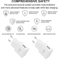 Miniatyrbillede 5 af 6: 4-Pack 5V-2A USB Power Charger Socket Adapter Universal Hurtigoplader til iPhone 12/11/X 8/7/6, Samsung Galaxy S22 S21 S20 S10 S5 S6 S7 S8 S9/Edge/Plu