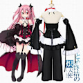 Pikkukuva 4 / 5: Seraph Of The End Owari No Seraph Krul Tepes Cosplay-asu Uniformi Peruukki Cosplay Anime Noita Vampyyri Halloween-asu Naisille - Perfet full set 1 with Wigs L