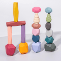 Miniatyrbillede 1 af 6: Træstablesten Stablelegetøj, 18 dele Colorful Natura - Perfet