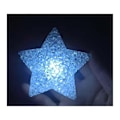 Miniatyrbilde 1 av 5: PVC Nattelys Stjerneformet Lys Barnegave til Ferie og Bursdag - Perfekt Warm white-handheld 8CM