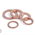 Miniatyrbillede 4 af 5: 10 stk. M6 M8 M10 M12 M14 M15 M16 M18 M19 M20 tykkelse 2 mm Massiv Kobber Skive Shim Flad Ring Pakningsringe Forsegling Almindelige Skiver - Perfekt M6X10X2mm 10pcs