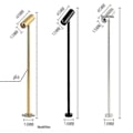 Miniatyrbillede 4 af 5: Dæmpbar LED spotlight smykke display lys 20/30/35 cm søjlelys mobiltelefon butik display bordlampe drejelig 220v opretstående lampe-Perfet Silver 30CM 4000K