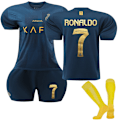 Pikkukuva 1 / 2: 2023-2024 Al-Nassr FC Vieraspaita Lapsille Numero 7 Ronaldo - Täydellinen 24
