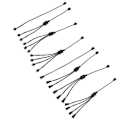 Pikkukuva 2 / 5: Tietokoneen emolevyn 5V 3-napainen 12V 4-napainen AURA RGB-tuulettimeen liitäntä - Perfet Female head Single line 30CM