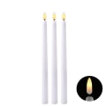 Miniatyrbillede 7 af 10: 6 stk Lange LED-lys Flammeløse stearinlys SORT- Perfet Black
