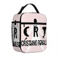 Miniatyrbild 1 av 5: Cristiano Ronaldo Cr7 Isolerad Lunchväska Kylare Lunchbox Isolerad Lunchbox Lunchväska för Kvinnor Barn Skola - Perfekt 20