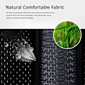 Miniatyrbild 5 av 5: 4-pack Bambu Mjuka Underkläder Shorts Herr Sommar Ice Silk Mesh Boxer Briefs - Perfekt Black XXL