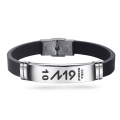 Miniatyrbild 1 av 6: 2 Miami Football Club Sports Silikonarmband i rostfritt stål- Perfet Luka Modric