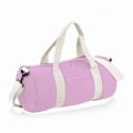 Miniatyrbillede 1 af 2: Bagbase Plain Varsity Barrel / Duffle Bag (20 liter) - Perfet CLassic Pink/White One Size