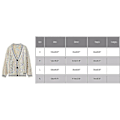 Miniatyrbillede 5 af 5: Black Friday, håndlavet rød stjerne Folklore Cardigan Stjernebroderet Merch Oversized Sød Håndstrikket Juletrøje-Perfekt M