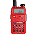 Pikkukuva 1 / 5: Uv5r Baofeng Kaksisuuntainen Radio 136-174/400-520mhz 1800mah Radiopuhelin Bf-uv5r Kannettava Ham Cb Radio Transceiver 5r 5 Värivaihtoehtoa-Perfet Red