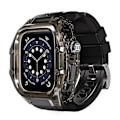 Miniatyrbillede 1 af 5: SHELLBOX Kompatibel med Apple Watch Series 10 46mm IP68 Vandtæt Integreret Urkasse med Silikone Urrem - Perfekt
