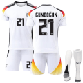 Miniatyrbild 1 av 2: Mub- 2024 EM Tyskland Hemmafotbollströja 21 GUNDOGAN X 21 GUNDOGAN- Perfekt 21 GUNDOGAN 22