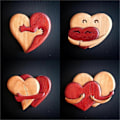 Miniatyrbillede 5 af 5: Et knus fra mit hjerte til dig Valentinsdag Kærlighedsornamenter Træhjerte Knus Vedhæng Kærlighed Sød Valentinsgave til ham hende - Perfekt C