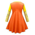 Miniatyrbilde 3 av 5: Squid Game Costume 1 2 3 Blockhead Game Girl Dress Round Six Doll Dressing for rollespill - Perfet
