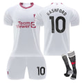 Miniatyrbillede 2 af 4: 2023/24 Manchester United tredje trøje #10 Rashford fodboldtrøjesæt - perfekt S(165-170CM)