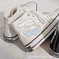 Miniatyrbild 5 av 6: Kawaii Cinnamoroll Sanrioed Skor Cartoon Söta Canvas Skor High Top Canvas Skor Flickor Födelsedagspresent - Perfet 35 A