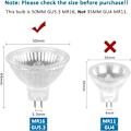 Miniatyrbillede 2 af 5: Halogenlampe GU5.3 50W 220V, 680lm Varm hvid 2700K Dæmpbar, MR16 halogenspot, 6 stk.- Perfet