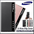 Pikkukuva 2 / 4: Yhteensopiva Samsung Mirror Smart View Flip-free Vastauskuoren kanssa, yhteensopiva Galaxy Note 20 / Note20 Ultra 5g -puhelimen kanssa - Perfet Black-No chip compatible Note 20 Ultra