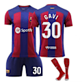 Miniatyrbillede 4 af 6: 23/24 Ny säsong Hemma FC Barcelona GAVI nr 30 Barntröja O.DEMBELE 7 O.DEMBELE 7- Perfet O.DEMBELE 7 24