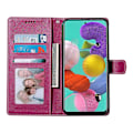 Pikkukuva 2 / 5: Yhteensopiva Samsung Galaxy A24 4G (162.1 x 77.6 x 8.3mm) Kotelo Nahkainen Lukko Lompakko Jalusta Puhelinkotelo - Perfet Rose