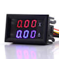 Miniatyrbilde 2 av 4: Voltmeter + Amperemeter DC 0-100V/10A - Perfet black