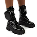 Pikkukuva 1 / 4: Platform-saappaat Plus Size - Naisten saappaat - Perfet Black 36