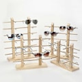 Miniatyrbilde 4 av 5: Briller i tre - Solbriller Display Stativ Hylle - Holdbar Brille Display Stativ - Perfekt 6