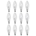 12x Ljuskälla 40W E14 Klar Vit Klassisk Glödlampa Stol - Perfet