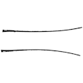 Miniatyrbilde 2 av 5: 1 par frontruteforseglingstrimler 8A61-A03179-AF 8A61-A03178-AF for Carnival 2010-2019 - Perfekt