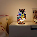 Miniatyrbilde 3 av 5: Dyr Bordlampe Serie Farget Glass Nattlys Retro Bordlampe - Perfekt Lion