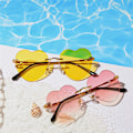 Miniatyrbillede 7 af 10: Hjertesolbriller Damesolbriller GRADIENT PINK- Perfet Gradient Pink