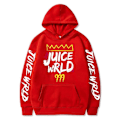 Miniatyrbilde 3 av 5: Rapper Juice Wrld 999 O-Neck Genser Menn/Kvinner Mote Langermet Vår Høst Hettegensere Genser Hip hop topper Pullover-Perfet white 2XL