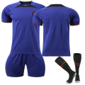 Miniatyrbillede 2 af 3: 22-23 World Cup Holland Udebanetrøje Fodbold Træningsdragt - Perfet Unnumbered Kids 28(150-160CM)