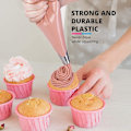 Miniatyrbilde 6 av 6: 100 stk Store Spritz-poser Disponibel Spritz Decorate Cake Decorating - Perfet transparent