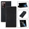 Pikkukuva 1 / 5: Yhteensopiva Samsung Galaxy Note20 Ultra Dream Magneettinen Imu Business Vaakasuora Käännettävä PU-nahkakotelo Pidikkeellä & Korttipaikalla & Lompakolla - Täydellinen Black