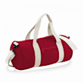 Miniatyrbillede 2 af 2: Bagbase Plain Varsity Barrel / Duffle Bag (20 liter) - Perfet Classic Red/Off White One Size