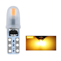 Miniatyrbild 2 av 6: 5st T5 Led bil interiörljus indikator instrumentbräda mätare - Perfet Yellow