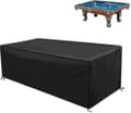 7/8/9ft Biljardbordsöverdrag, Utomhusmöbelskydd - Perfekt Black 9FT 287*155*82cm