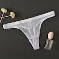 Pikkukuva 4 / 5: Miesten G-string Läpinäkyvä Verkkokangas Slim Fit Ohut Antiseptinen Matala Vyötärö Pornografiset Miesten Alushousut Miesten Vaate-Perfet Light Blue XL