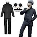 Miniatyrbild 4 av 5: Anime Jujutsu Kaisen Gojo Satoru Cosplay Kostym Ögonlapp Peruk Glasögon Dräkt Halloween Kostymer för Män - Perfekt Costume and wig A S