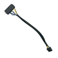 Pikkukuva 4 / 5: 24-nastainen - 10-nastainen adapterikaapeli ATX PSU päävirtalähdekaapeli punottu suojattu kaapeli yhteensopiva Lenovo Moth-Perfet -emolevyn kanssa
