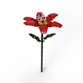 Miniatyrbillede 1 af 4: Romantisk Blomsterbuket Byggeklodser Legetøj DIY Hjem Dekoration Pottet Illustration - Perfekt Kapok