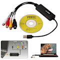 Miniatyrbillede 2 af 6: USB 2.0 Video o Capture RCA Adapter VHS til DVD HDD - Perfet 1Set